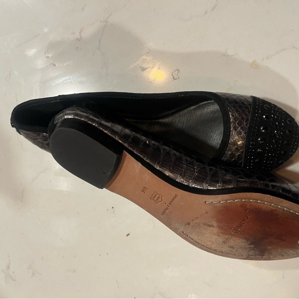 Pre-Owned Donald J Pliner Gray Size 6 Ballet Flats - Picture 5 of 6